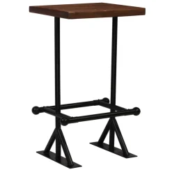 vidaXL 3-delige Barset massief gerecycled hout