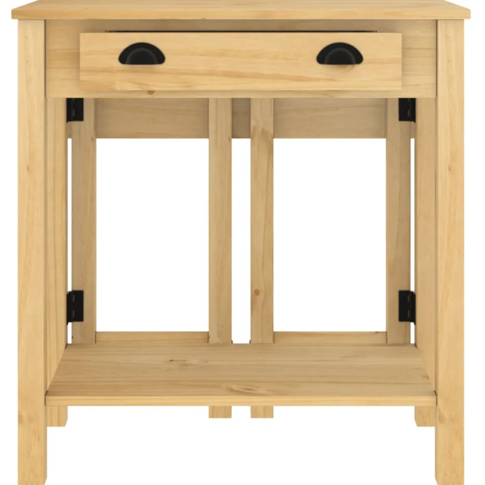 vidaXL 5-delige Barset massief grenenhout