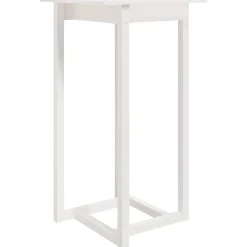 vidaXL 3-delige Barset massief grenenhout wit