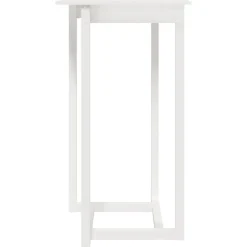 vidaXL 3-delige Barset massief grenenhout wit