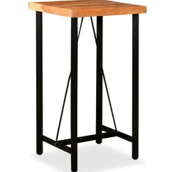 vidaXL 3-delige Barset massief acaciahout en gerecycled hout