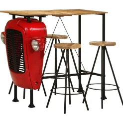 vidaXL 5-delige Barset massief mangohout