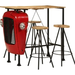 vidaXL 5-delige Barset massief mangohout