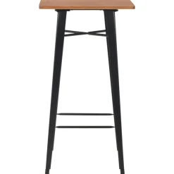 vidaXL 3-delige Barset staal bruin zwart