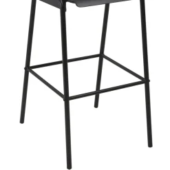 vidaXL 3-delige Barset staal zwart