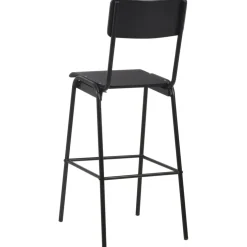 vidaXL 3-delige Barset staal zwart