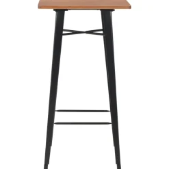 vidaXL 3-delige Barset staal zwart
