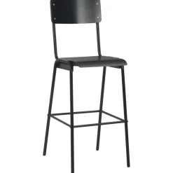 vidaXL 3-delige Barset staal zwart