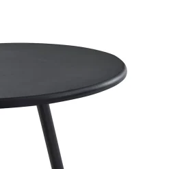 vidaXL 3-delige Barset stof zwart