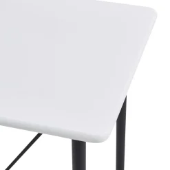 vidaXL 5-delige Barset stof zwart