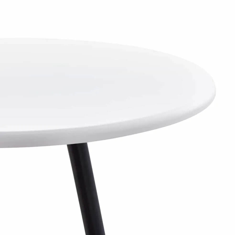 vidaXL 3-delige Barset stof zwart