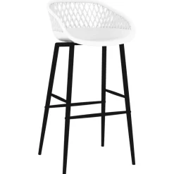vidaXL 5-delige Barset wit