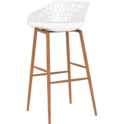 vidaXL 5-delige Barset wit