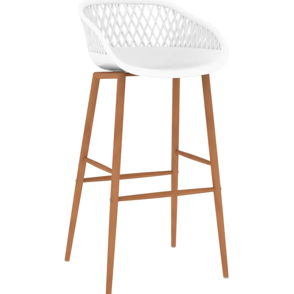 vidaXL 5-delige Barset wit