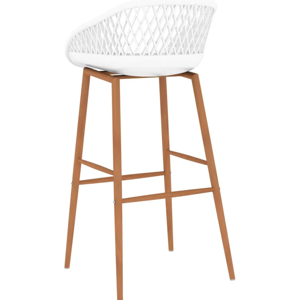 vidaXL 5-delige Barset wit