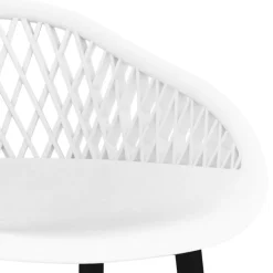 vidaXL 5-delige Barset wit