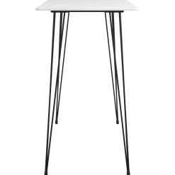 vidaXL 5-delige Barset wit en zwart