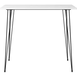 vidaXL 5-delige Barset wit en zwart