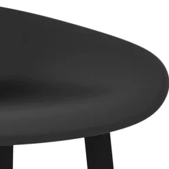 vidaXL 5-delige Barset wit en zwart