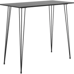 vidaXL 5-delige Barset zwart