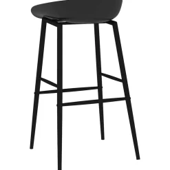 vidaXL 5-delige Barset zwart