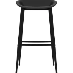 vidaXL 5-delige Barset zwart
