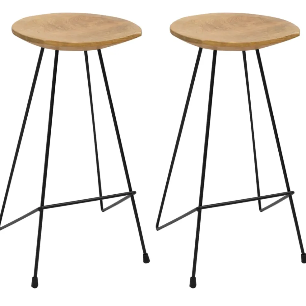 vidaXL 3-delige Barset zwart