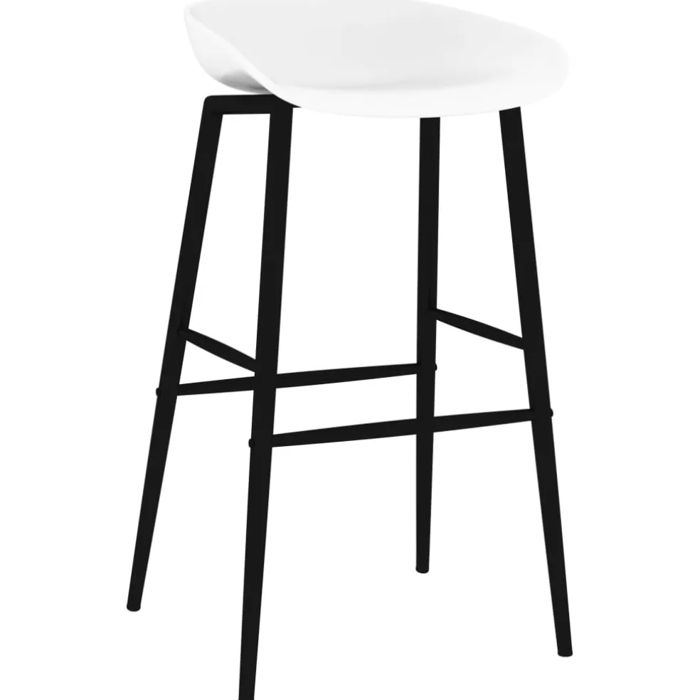 vidaXL 5-delige Barset zwart en wit