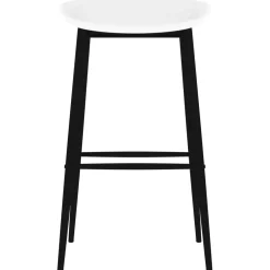vidaXL 5-delige Barset zwart en wit