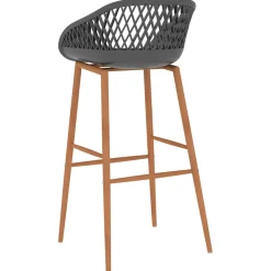 vidaXL 5-delige Barset zwart en wit