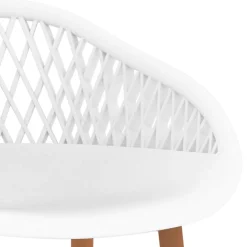 vidaXL 5-delige Barset zwart en wit