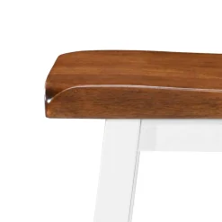 vidaXL 3-delige Bartafel en -krukkenset massief hout