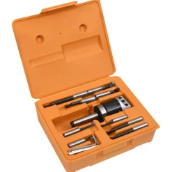 vidaXL 15-delige Boorgereedschapsset met MT3-F1-12 boorkop 50 mm
