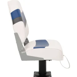 vidaXL 2-delige Bootstoelenset met hoge rugleuning inklapbaar