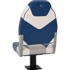 vidaXL 2-delige Bootstoelenset met hoge rugleuning inklapbaar