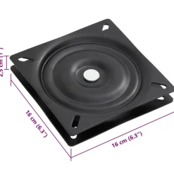 vidaXL 2-delige Bootstoelenset met hoge rugleuning inklapbaar