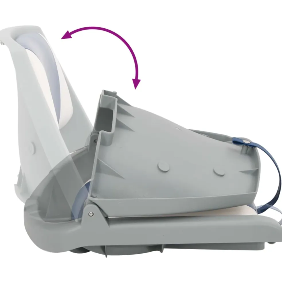 vidaXL 2-delige Bootstoelenset met hoge rugleuning inklapbaar