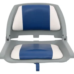 vidaXL 2-delige Bootstoelenset met hoge rugleuning inklapbaar