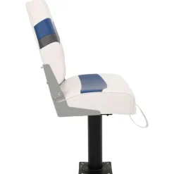 vidaXL 2-delige Bootstoelenset met hoge rugleuning inklapbaar