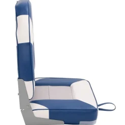 vidaXL 2-delige Bootstoelenset met hoge rugleuning inklapbaar