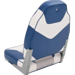 vidaXL 2-delige Bootstoelenset met hoge rugleuning inklapbaar