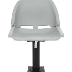 vidaXL 2-delige Bootstoelenset inklapbaar 48x51x41 cm grijs