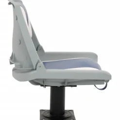 vidaXL 2-delige Bootstoelenset inklapbaar 48x51x41 cm blauw en wit