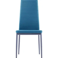 vidaXL 5-delige Eethoek blauw