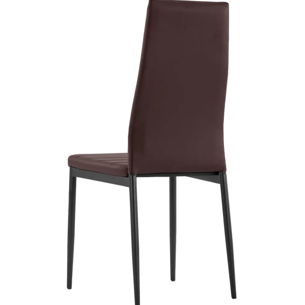 vidaXL 5-delige Eethoek bruin