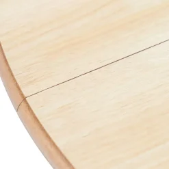 vidaXL 5-delige Eethoek massief rubberwood wit en bruin