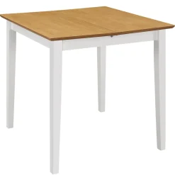 vidaXL 5-delige Eethoek MDF wit