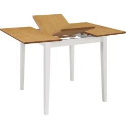 vidaXL 5-delige Eethoek MDF wit