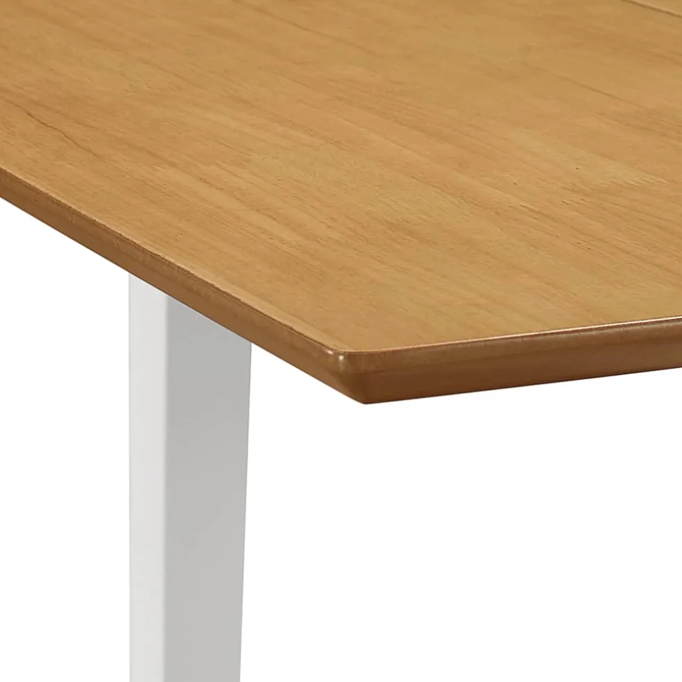 vidaXL 5-delige Eethoek MDF wit