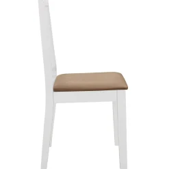 vidaXL 3-delige Eethoek MDF wit